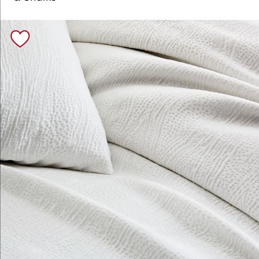 West elm TENCEL & Cotton Matelasse Duvet Cover NWOT - Picture 3 of 7